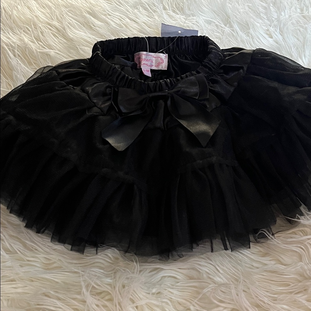 Popatu Black tutu Skirt, size 6-9 months